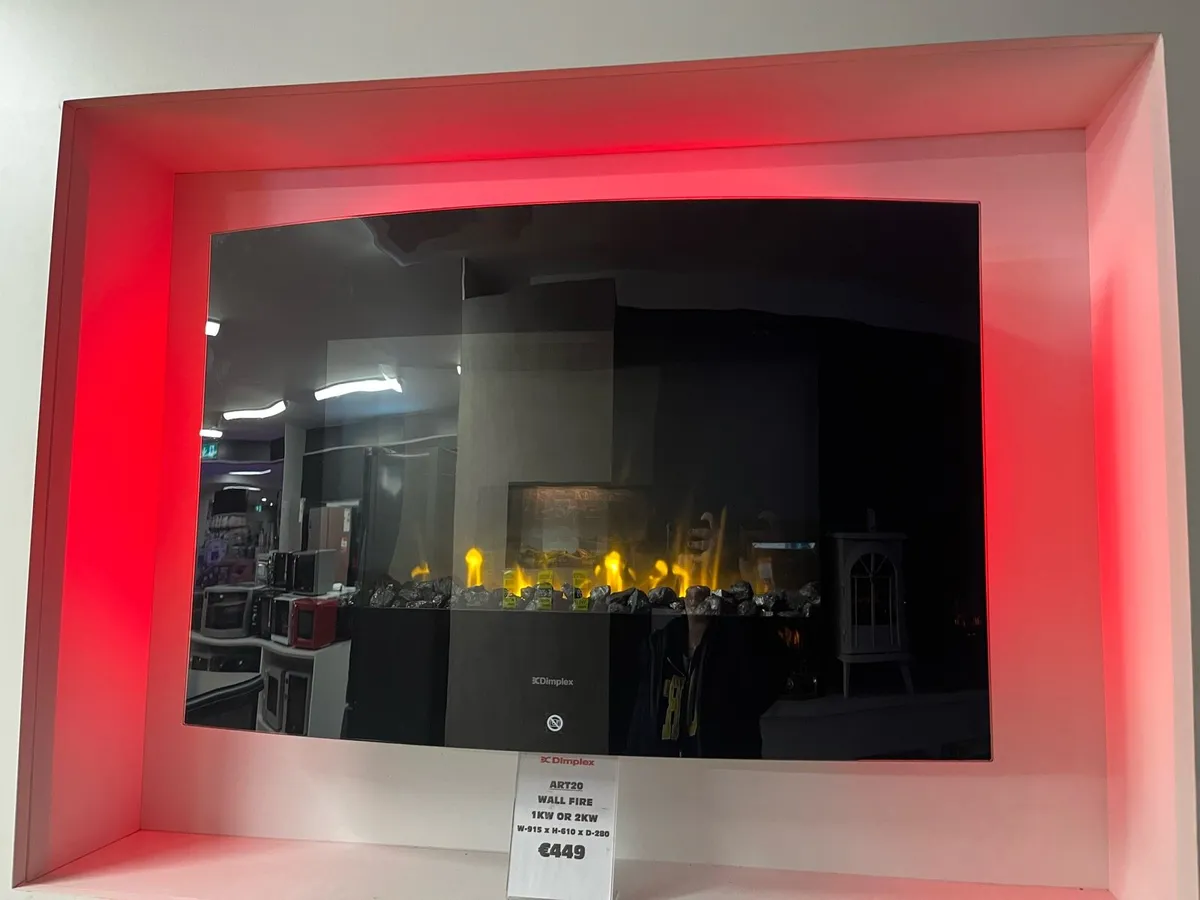 Dimplex electric wall fire - Image 1