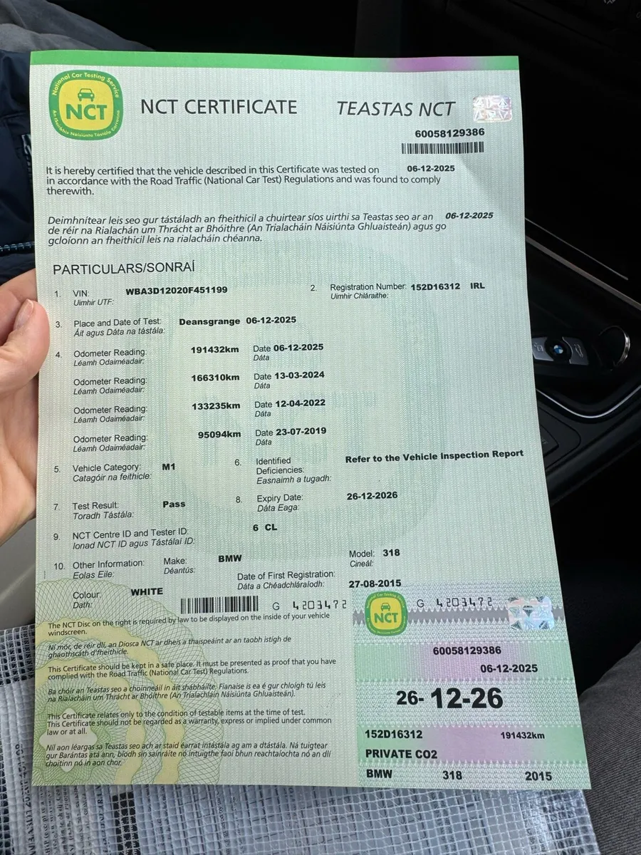 BMW 318D 2015 AUTOMATIC NEW NCT - Image 2