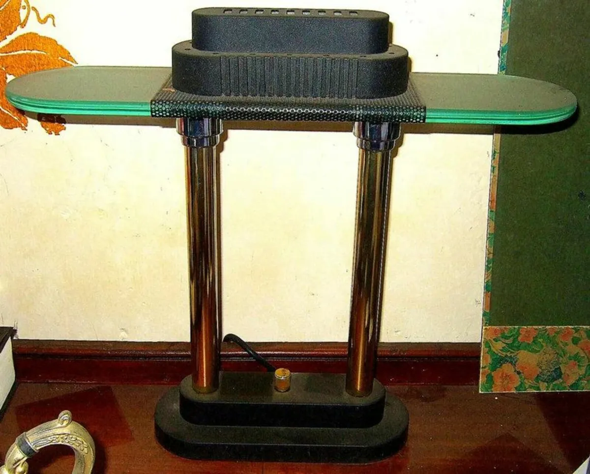 Vintage Harrods Bankers Lamp With Dimmer - Image 2