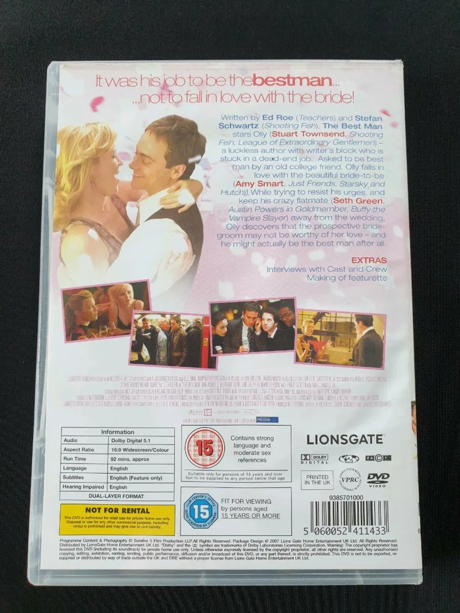 The Best Man 2007 DVD Stuart Townsend - Image 2