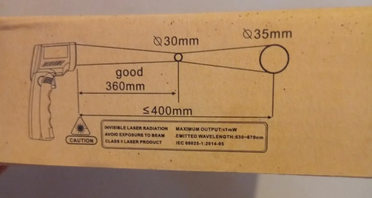 Brand New Universal Infrared Temperature gun - Image 4