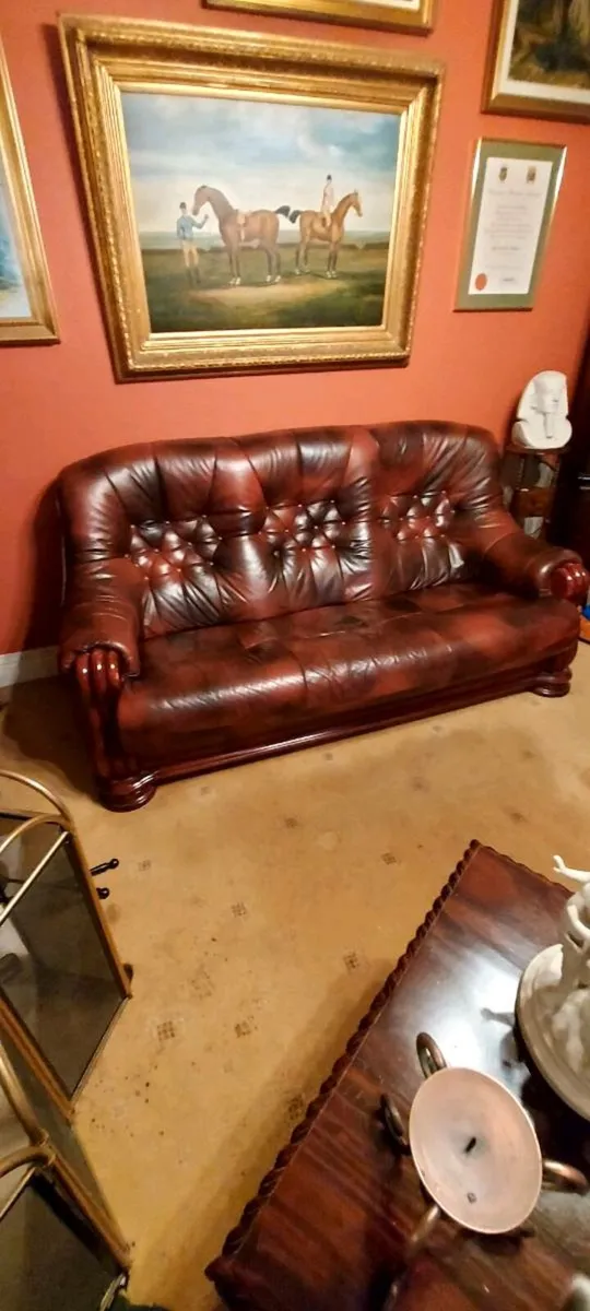 Three Piece Leathet Suite  3+1+1 - Image 1