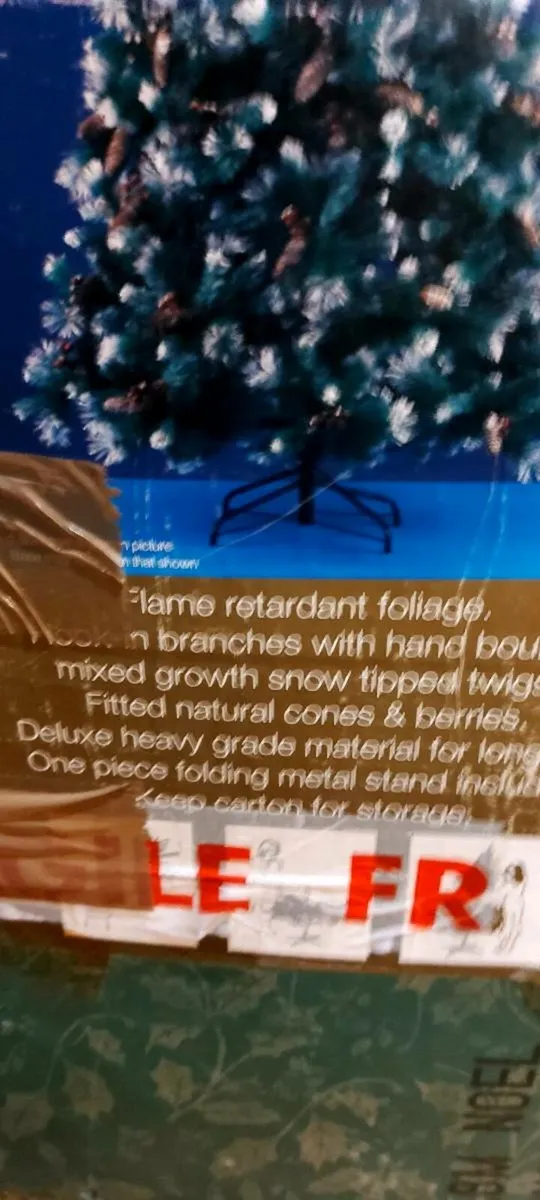 1.8m Noel snow pine Xmas tree. - Image 2