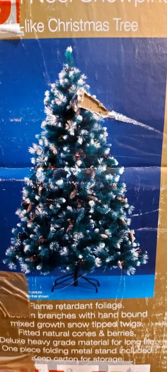 1.8m Noel snow pine Xmas tree. - Image 1