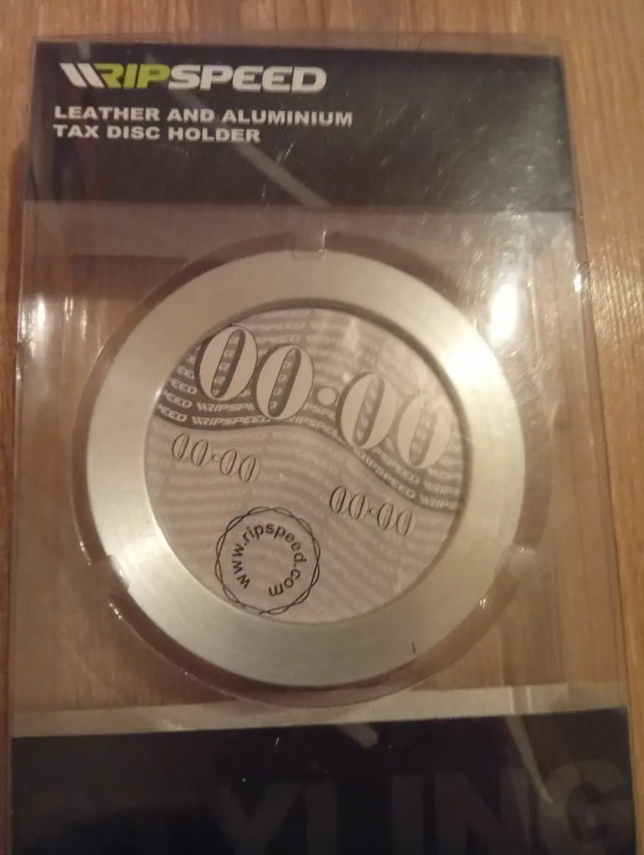 New Aluminium/Leather tax disc holders - Image 2