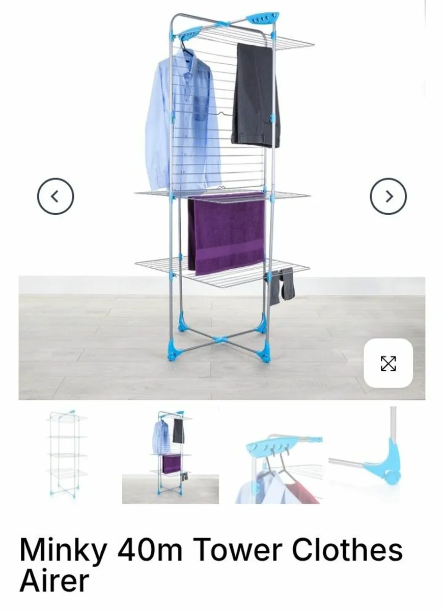 Quality Folbadle Clothes Airer Rack - Image 3