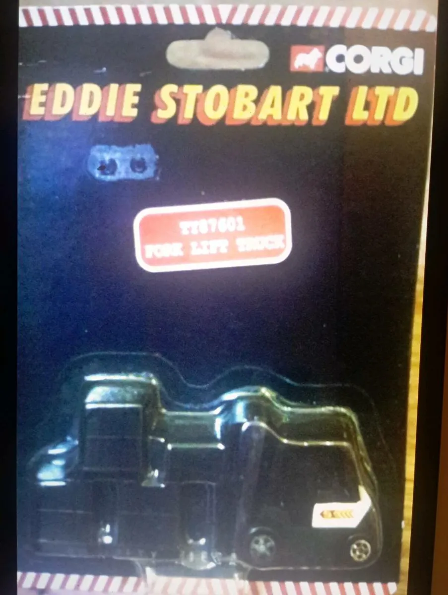 RARE DIE-CAST MODEL EDDIE STOBART FORKLIFT TRUCK. - Image 2