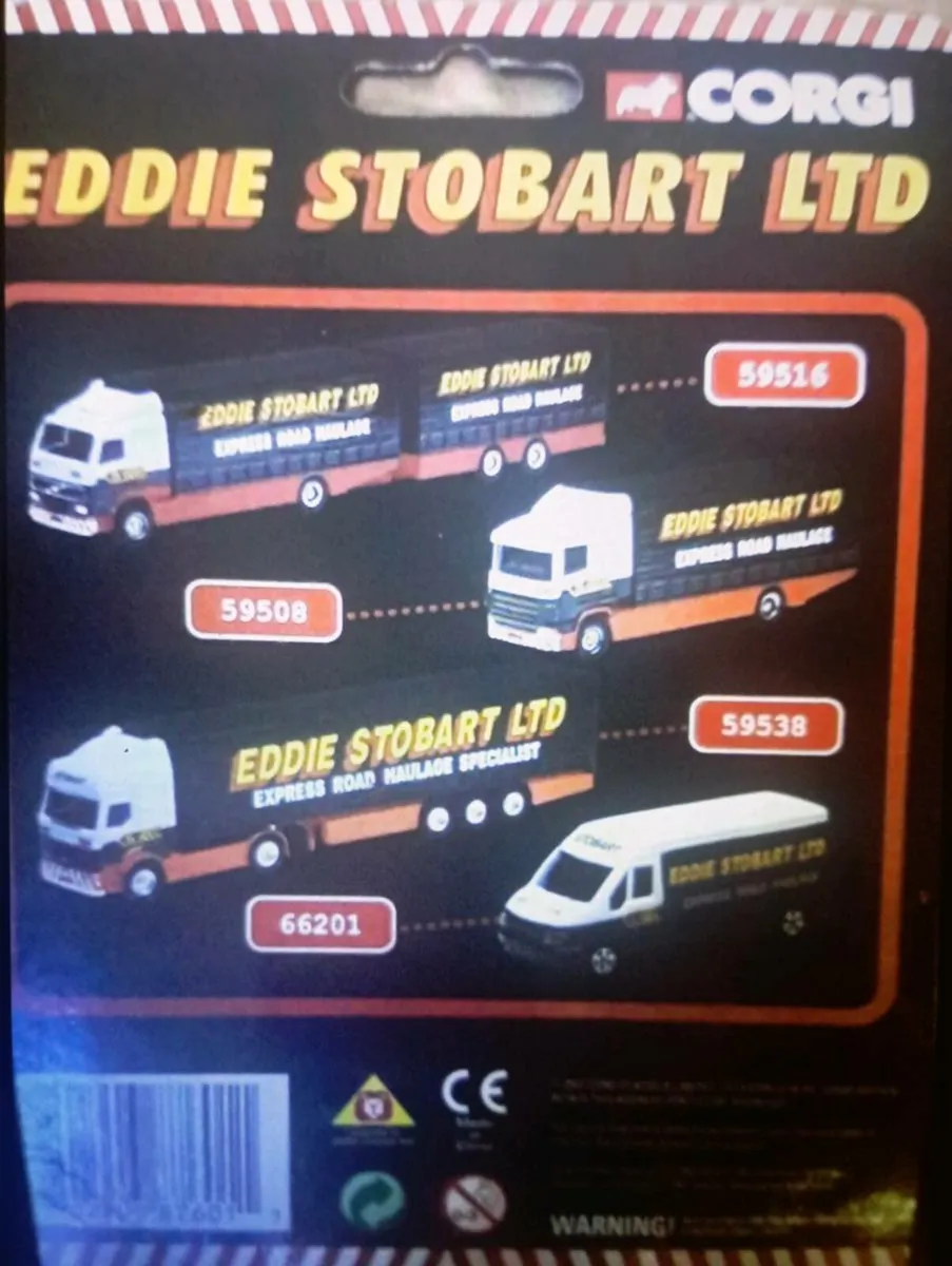 RARE DIE-CAST MODEL EDDIE STOBART FORKLIFT TRUCK. - Image 3