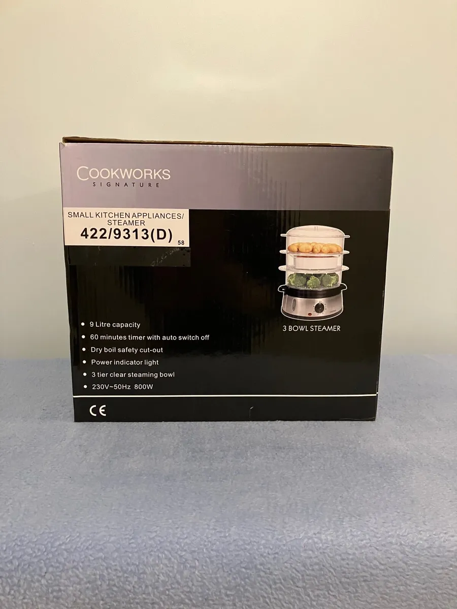 COOKWORKS Signature - 3-Tier Electric Food Steamer - Image 4