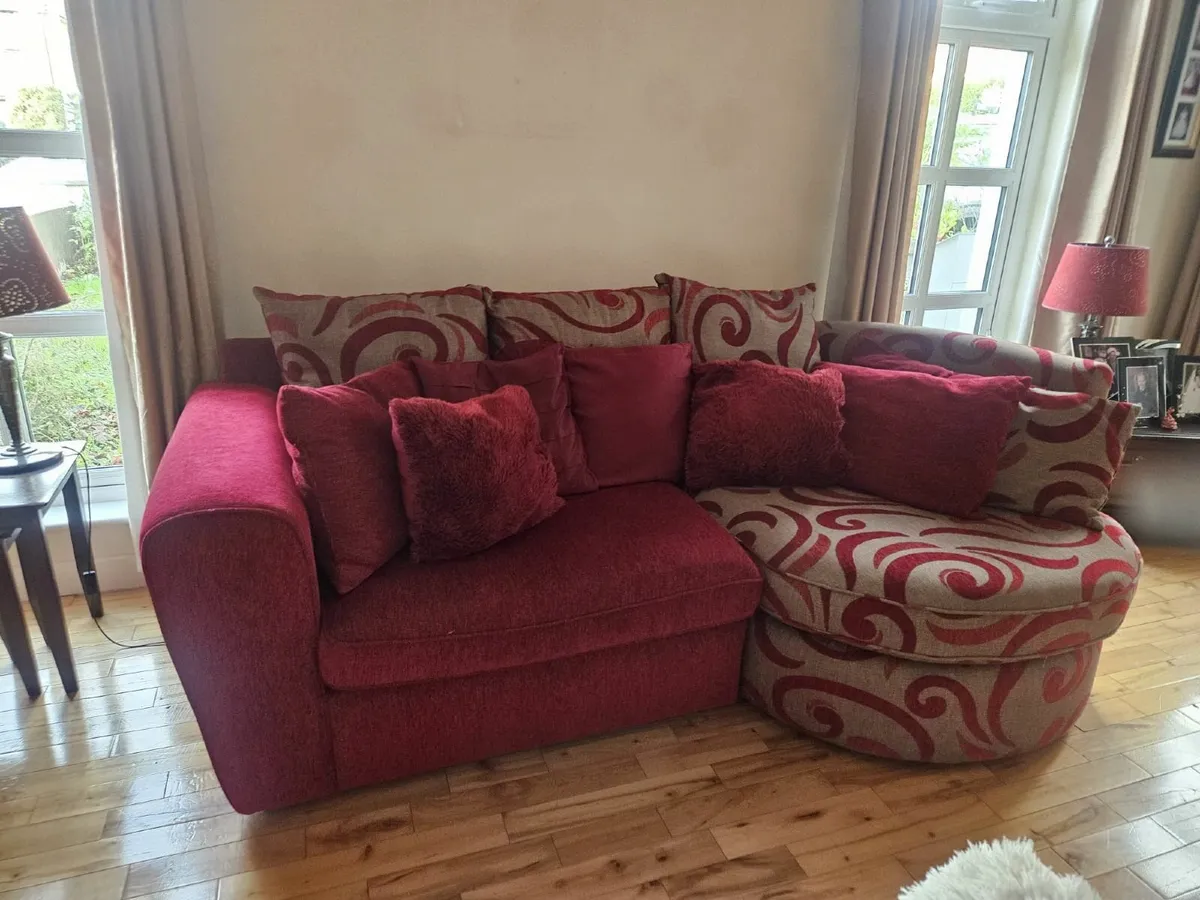 3 piece sofa suite - Image 1