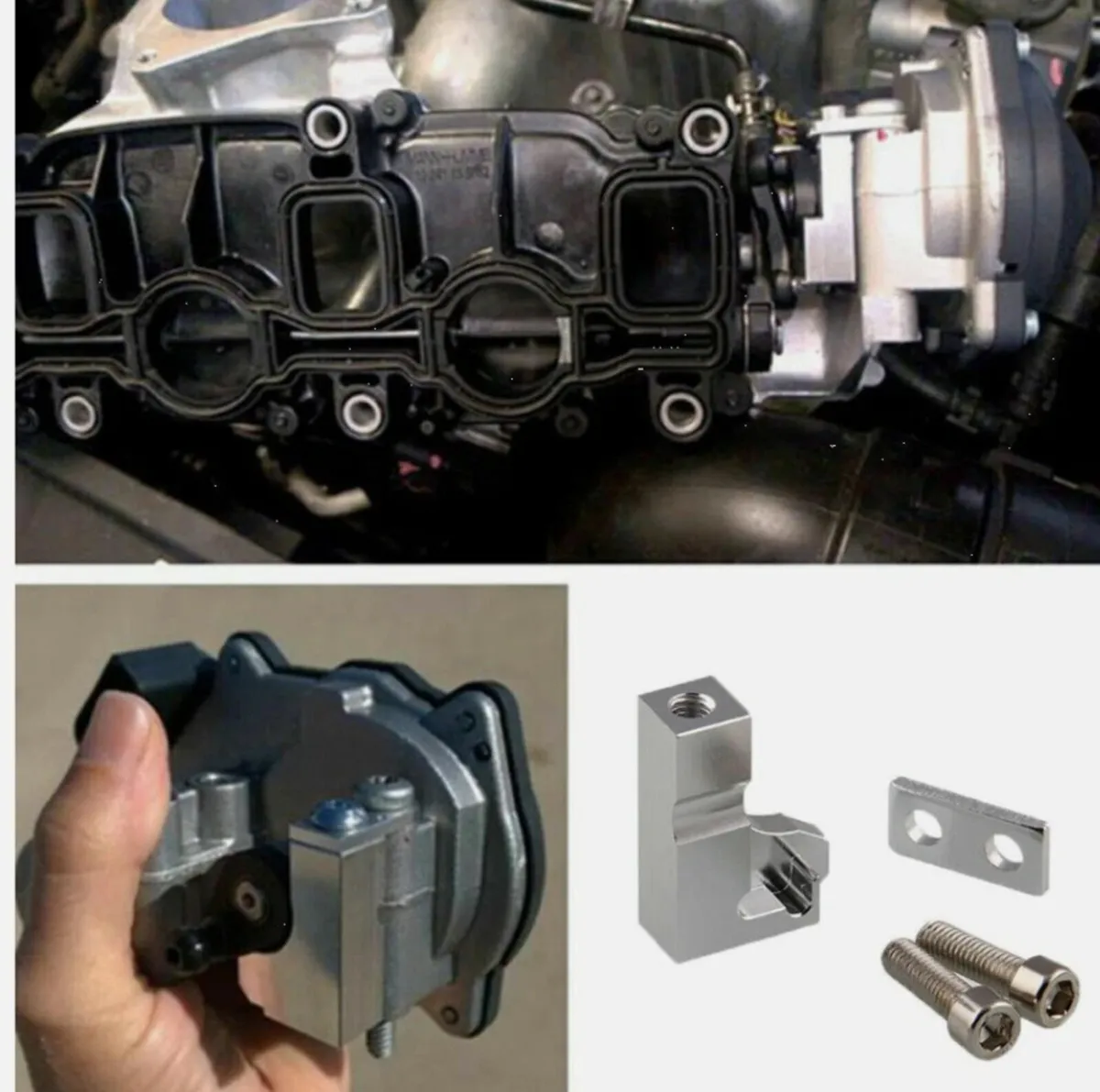 Intake Manifold P2015 Repair Bracket 03L129711E - Image 2