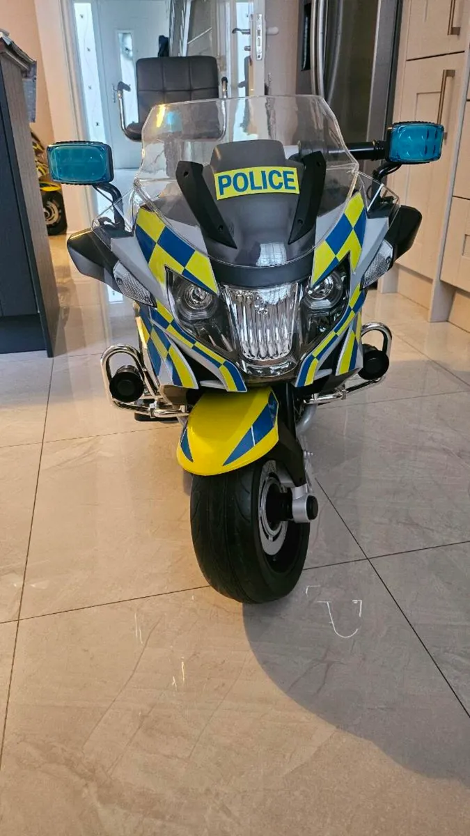 12v kids police bike - Image 2