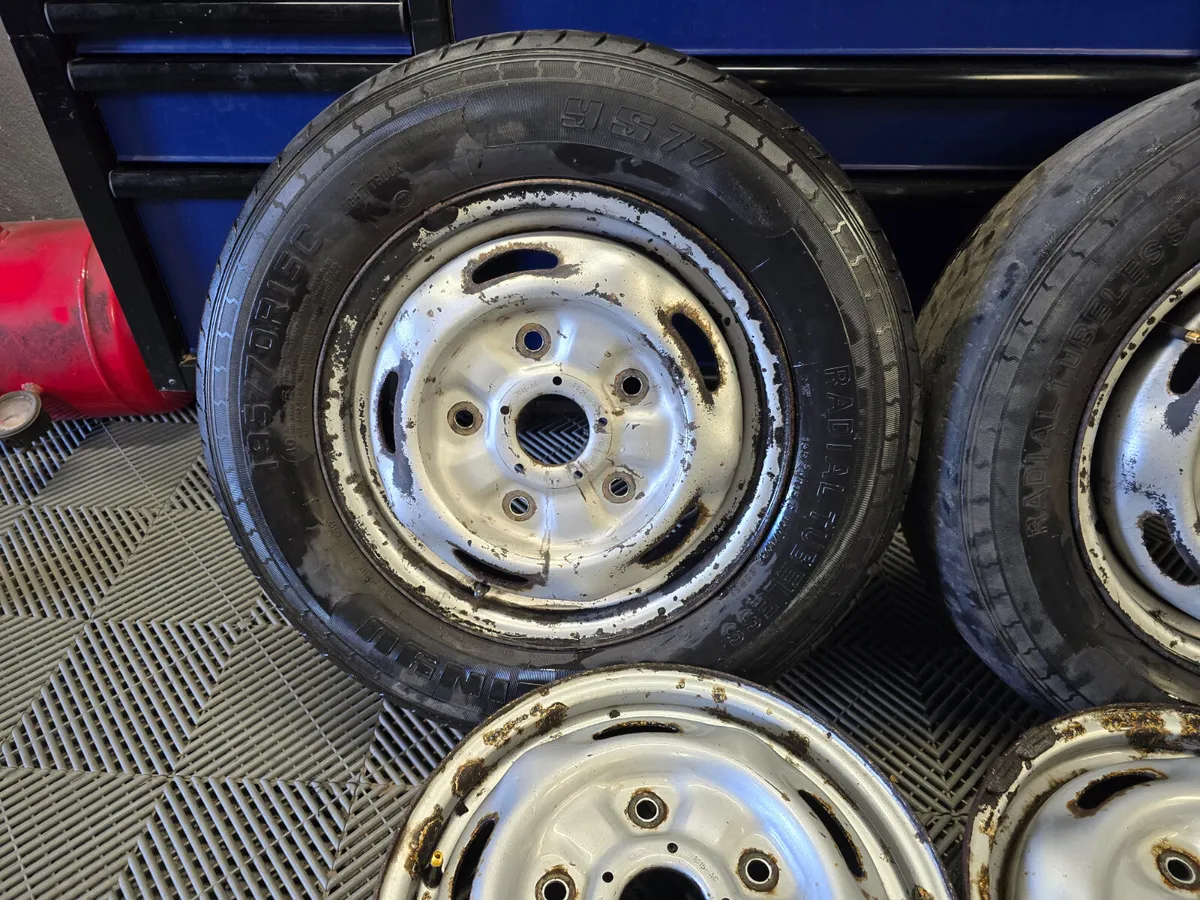 15" Ford Transit Steel Wheels - Image 4
