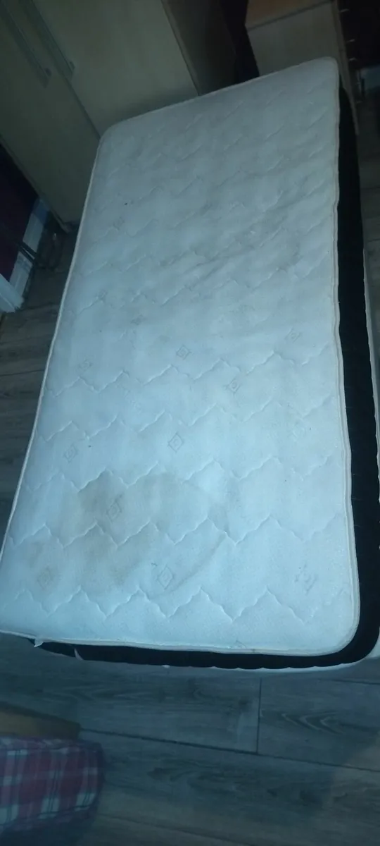 Single Bed frame and Mattress " Free to take" - Image 3