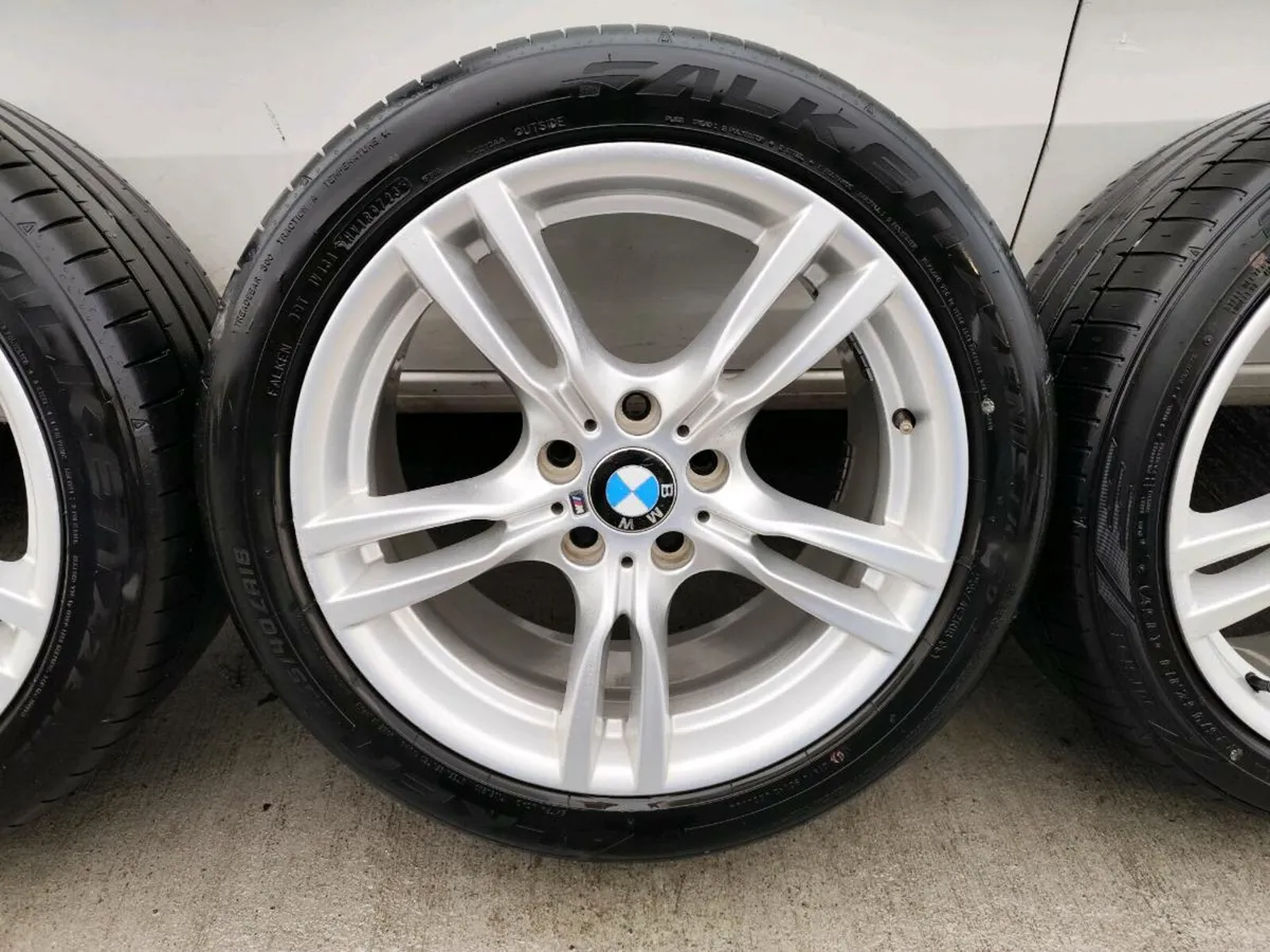 18" BMW M sport alloys with very good tyres - Image 4