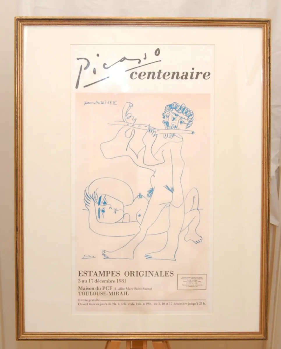 1981 Exhibition Poster Picasso Centenary - Image 2
