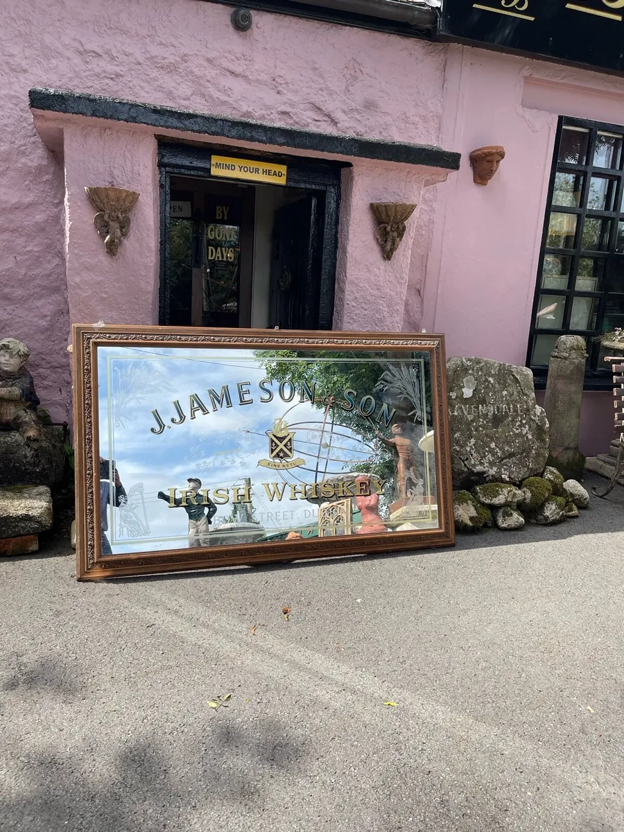 Stunning large jamerson whiskey mirror - Image 2