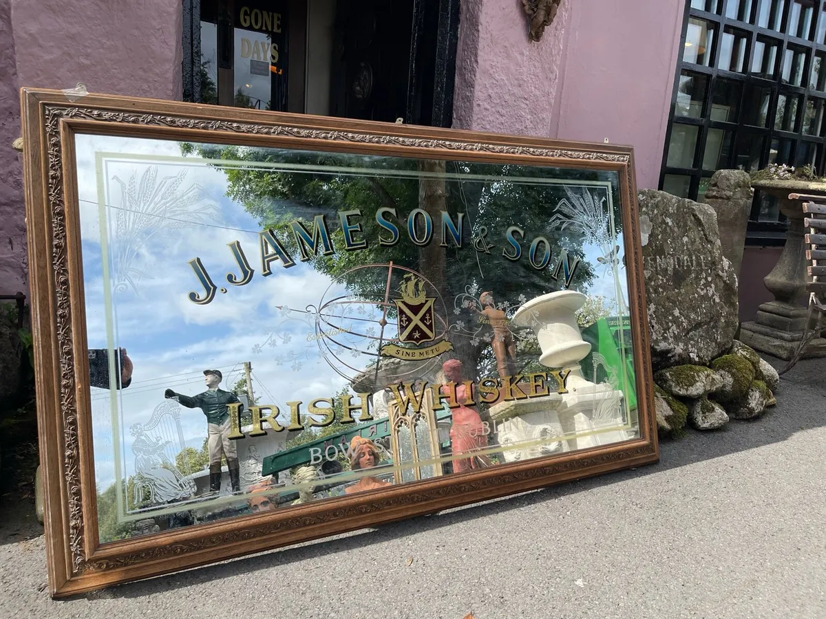 Stunning large jamerson whiskey mirror - Image 4