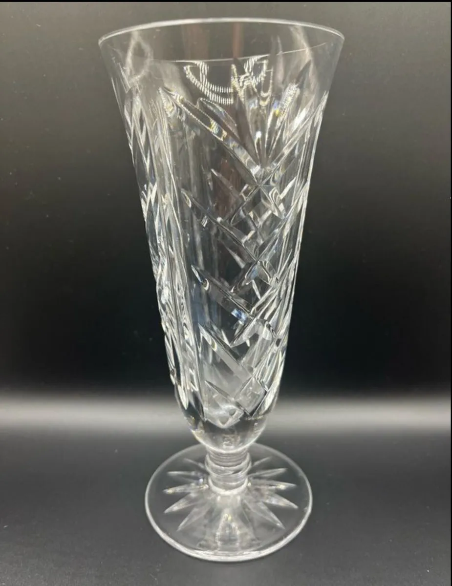 Vintage Waterford Crystal 7 inch bud vase - Image 1