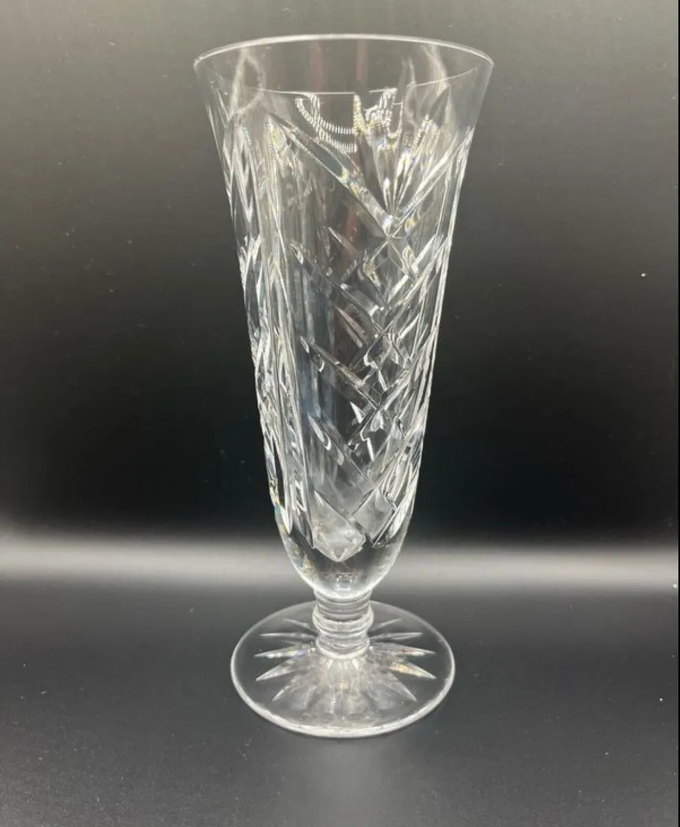 Vintage Waterford Crystal 7 inch bud vase - Image 2