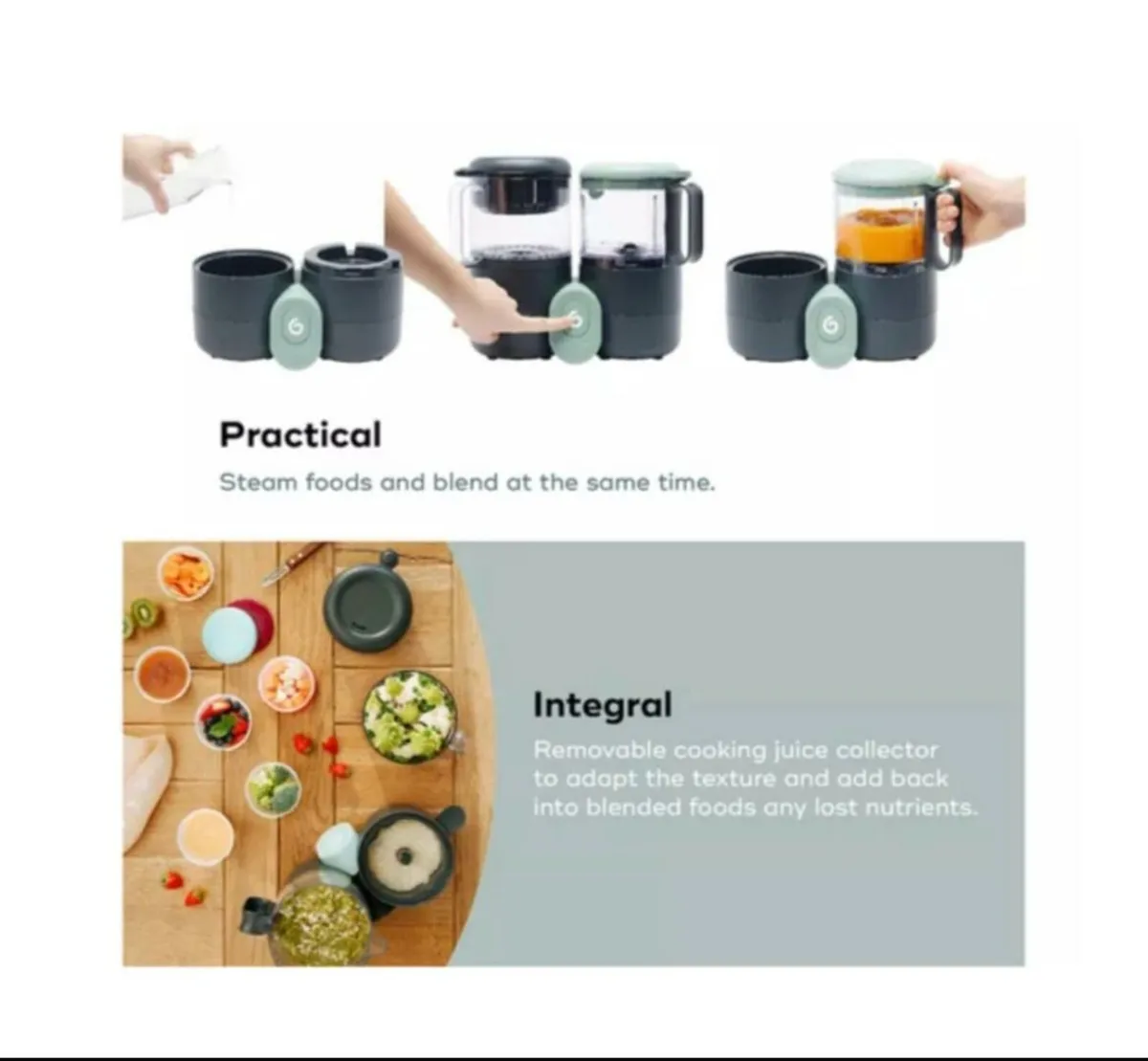BABYMOOV Nutribaby One 4-in-1 Baby Food Maker - Image 3
