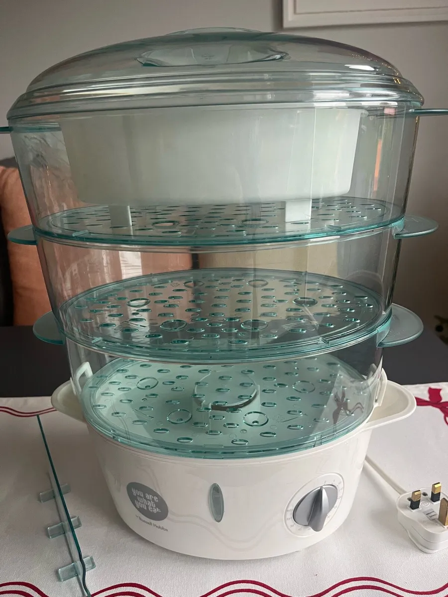 Russell Hobbs 3 Tier Electric Food Steamer - Image 1