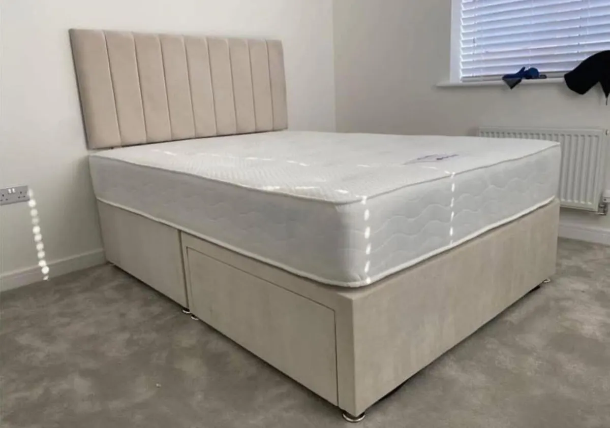 Brand new divan bed with new mattress