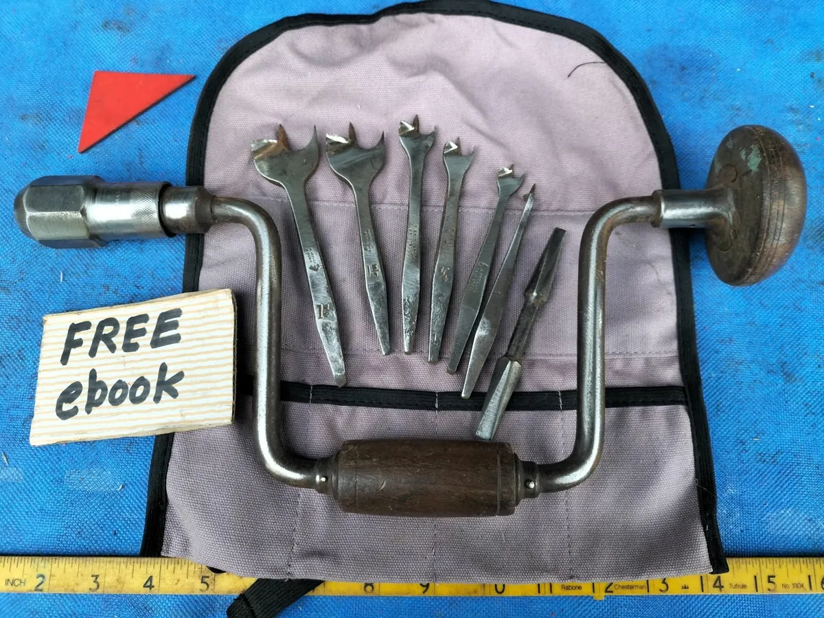 Carpenters Brace & Centre Bits - Image 1
