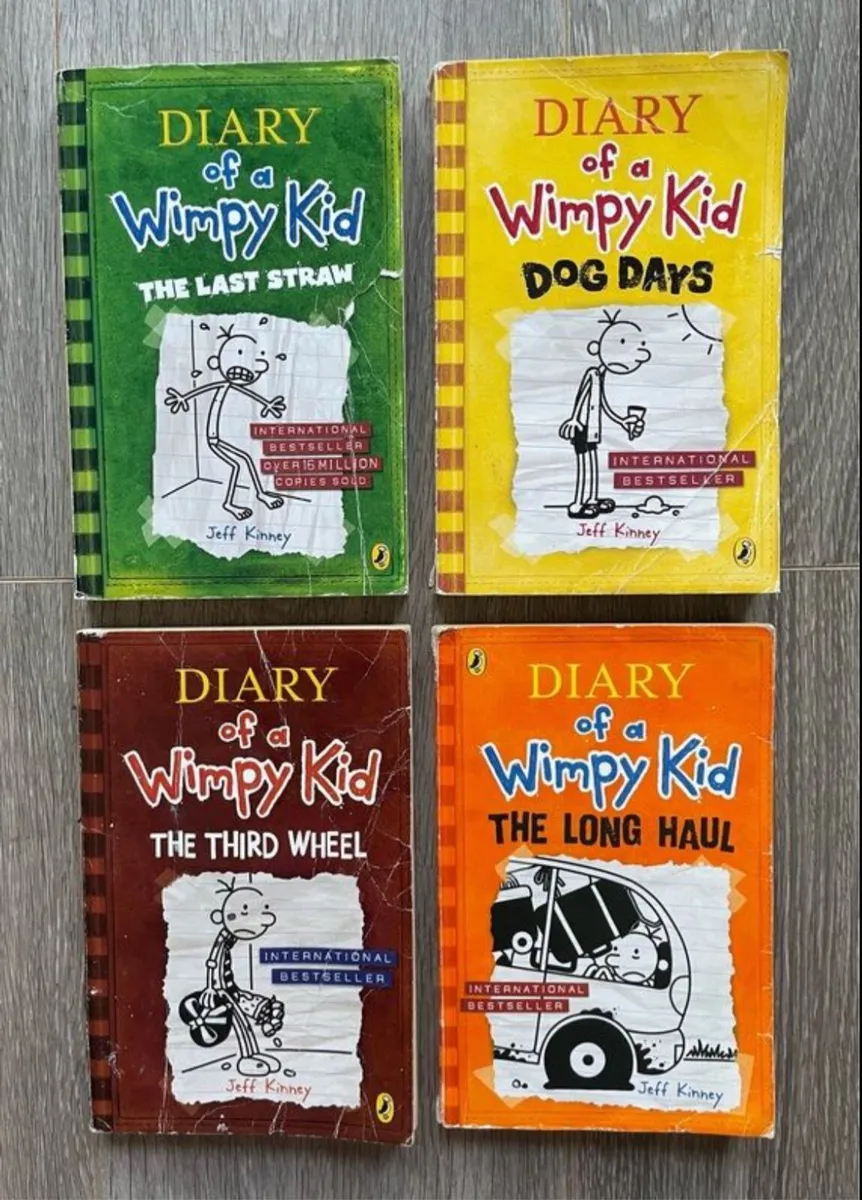7 Wimpy Kid Books - Image 1