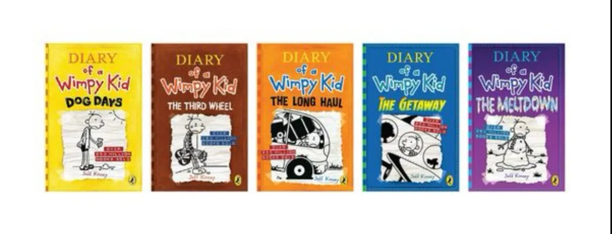 5 Wimpy Kid Books - Hardback