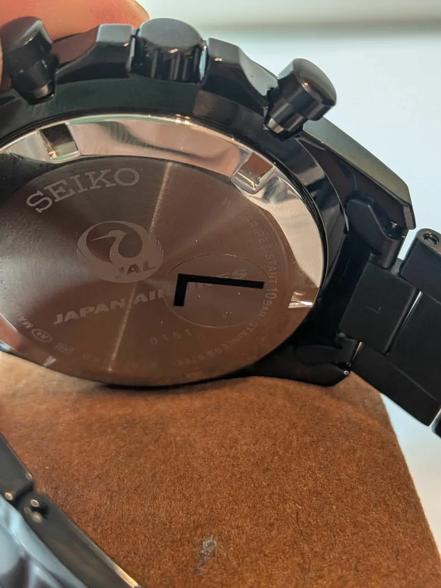 SEIKO Chronograph Japan Airlines  Exclusive Ed - Image 3
