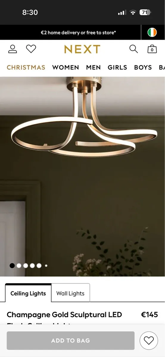 3 new lights out of next home store new unopened - Image 2