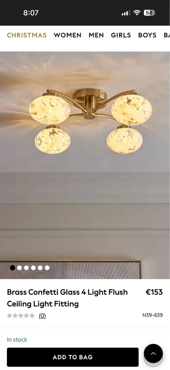 3 new lights out of next home store new unopened - Image 3