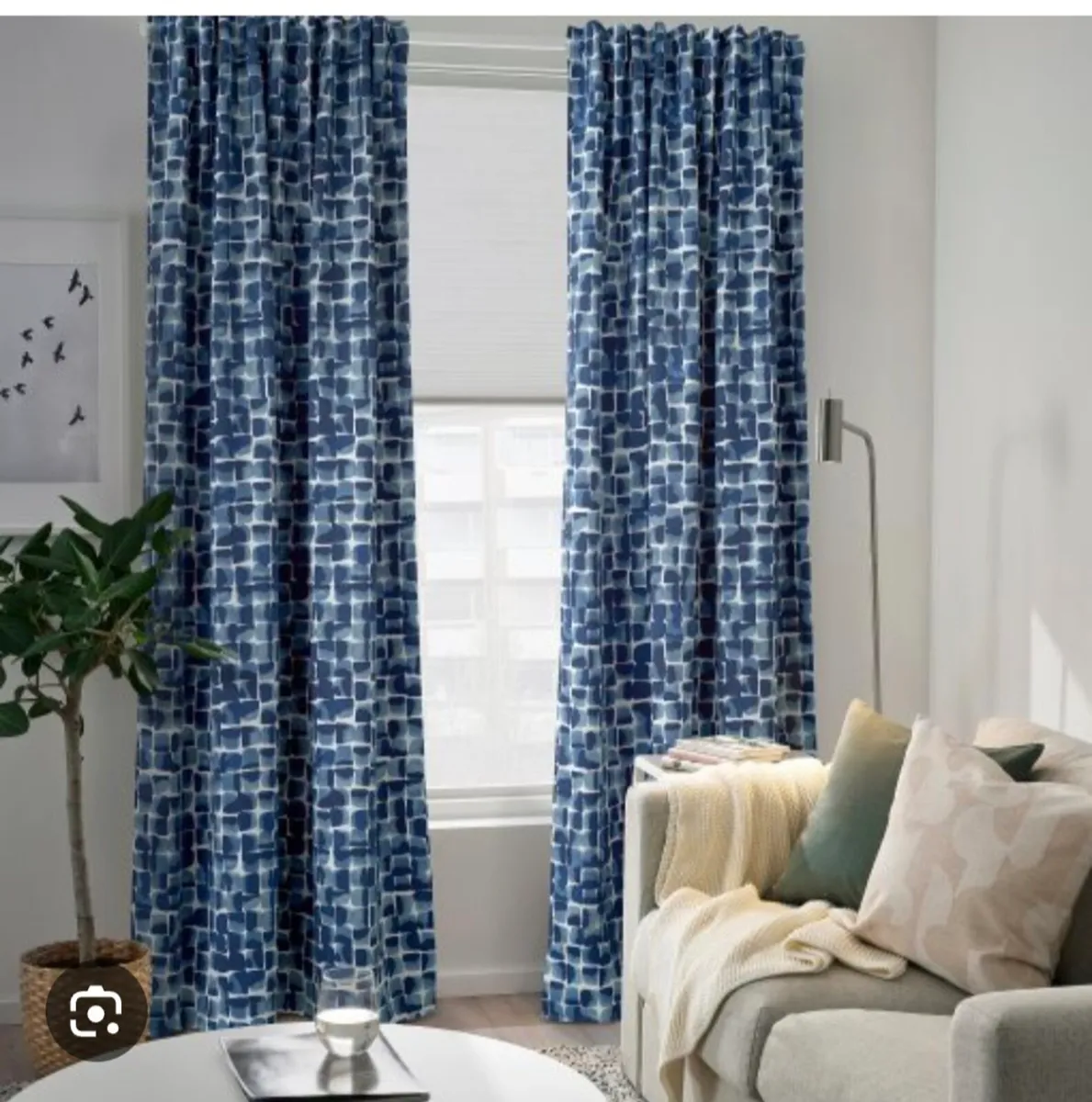 Brand New Blue Curtains 140cm X 250cm - Image 1