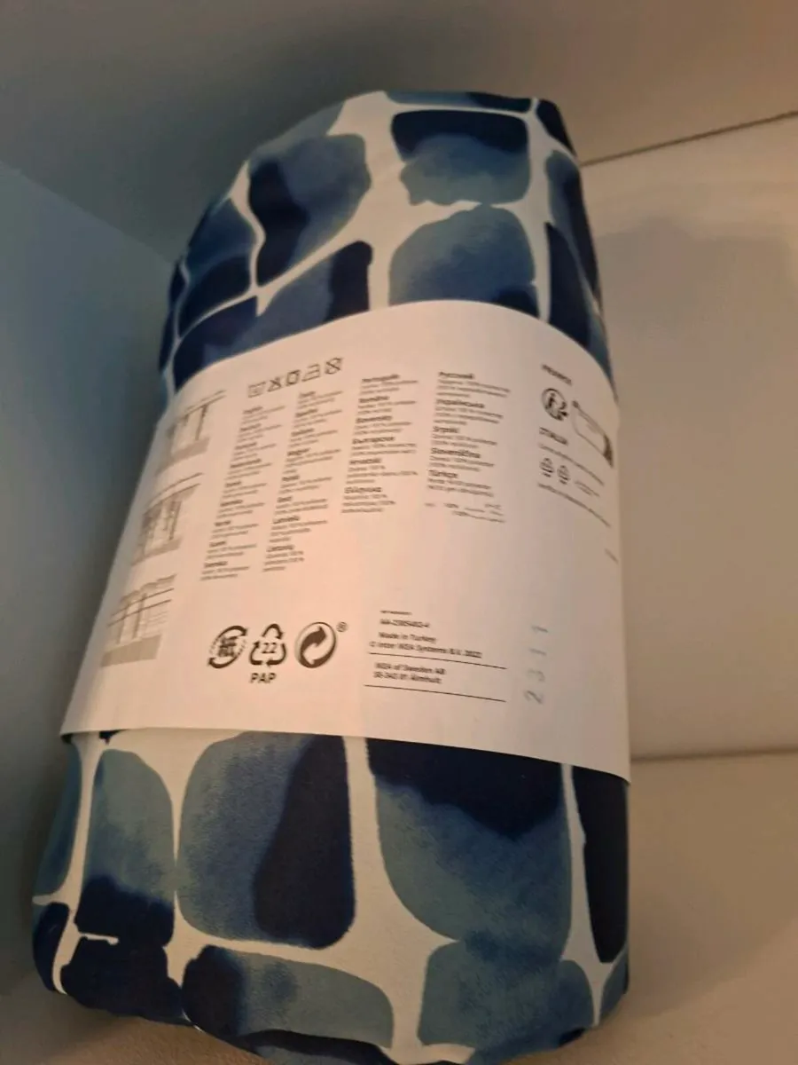 Brand New Blue Curtains 140cm X 250cm - Image 3