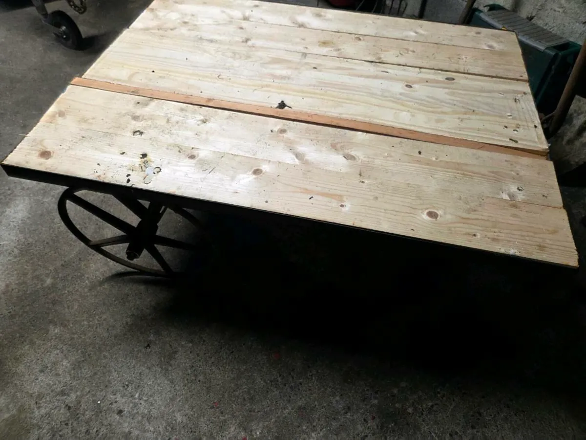 Vintage  garden  cart - Image 2