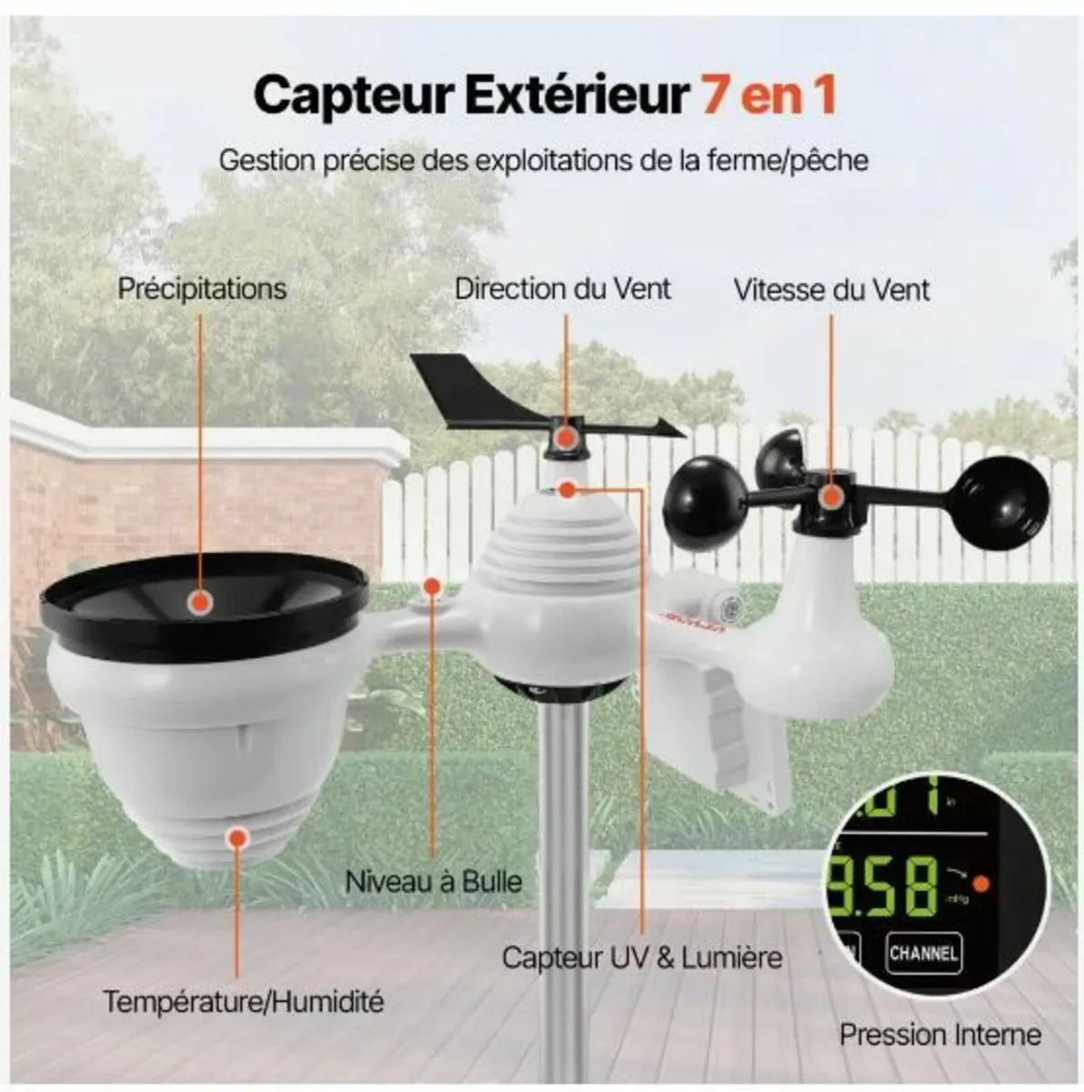 7-in-1 Wi-Fi Weather Station - Image 1