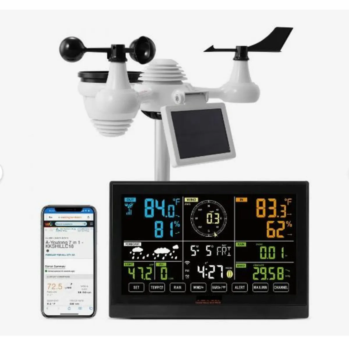 7-in-1 Wi-Fi Weather Station - Image 4