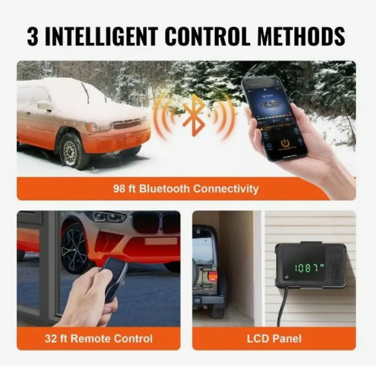 Bluetooth App Control Diesel Air Heater, 12V 8KW - Image 2