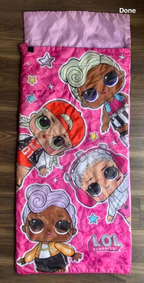 LOL Sleeping Bag - 160x70mm - Sleepovers - Camping