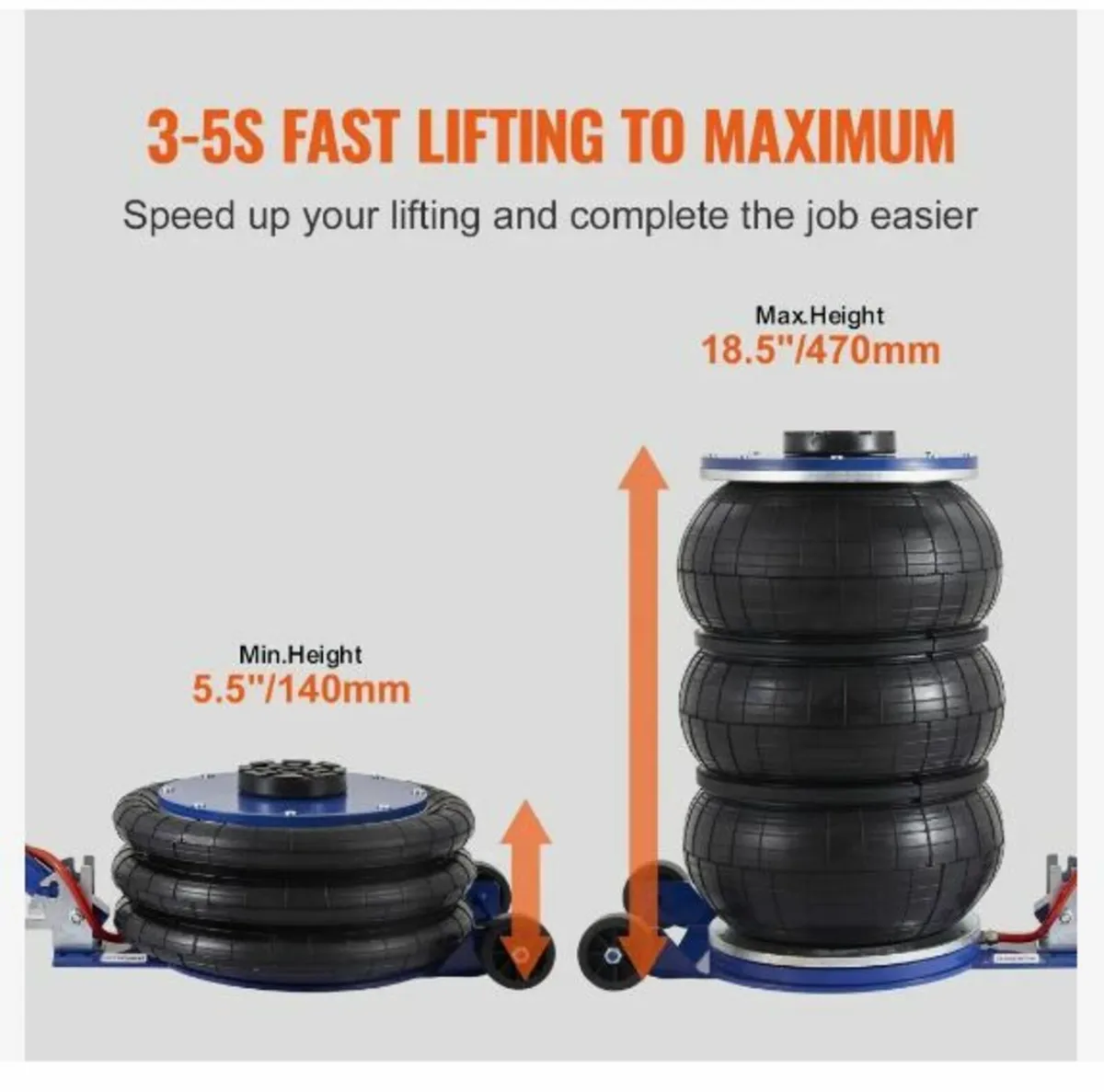 Air Jack, 5 Ton/11000 lbs - Image 3