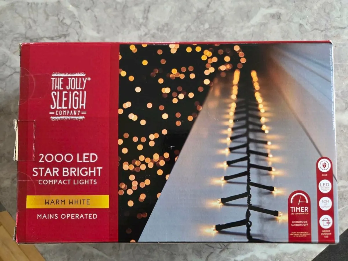 2000 LED star bright lights - Image 1