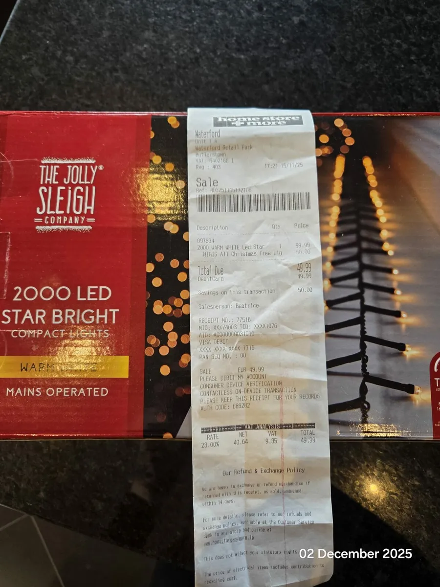 2000 LED star bright lights - Image 2