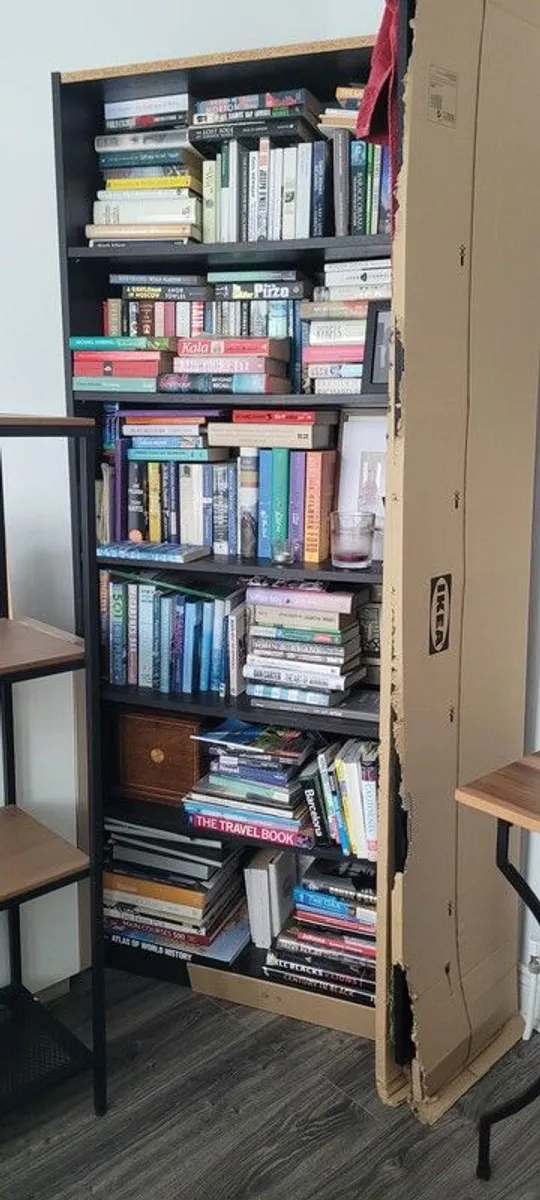 IKEA Billy/Oxberg Bookcase with Glass Doors - Image 2