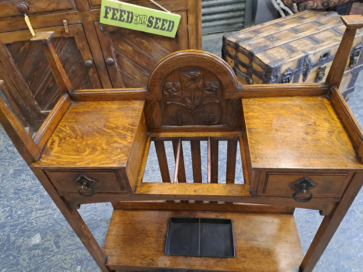 Shapland petter oak stick stand - Image 3