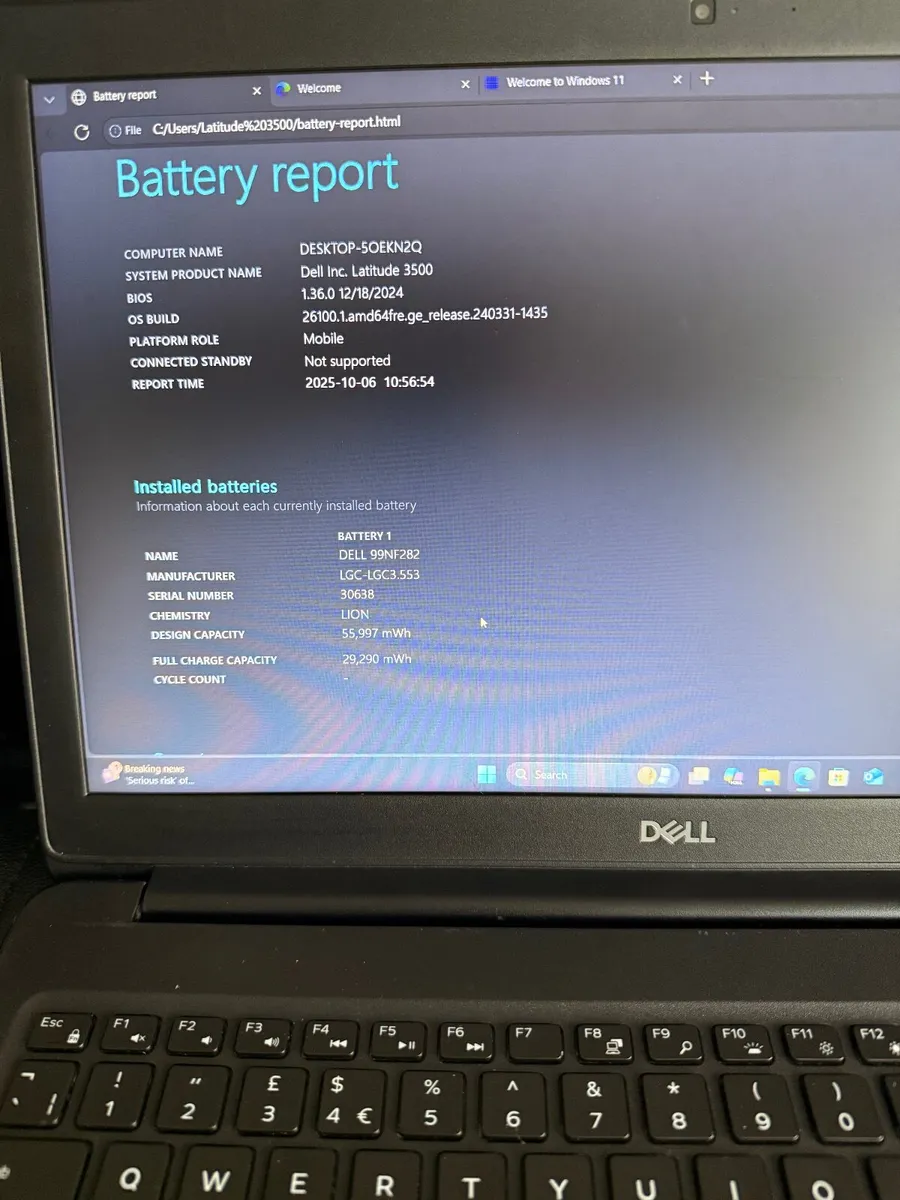 Dell Latitude 3500 Laptop i5/16GB/256SSD/FHD - Image 3