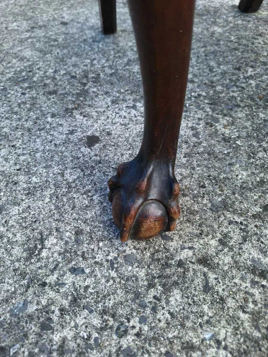 A pair of 19th century Chippendale style chairs - Image 3