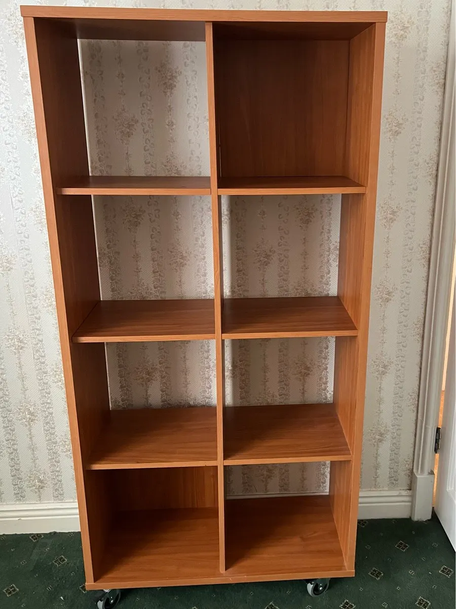 Solid wood bookcase