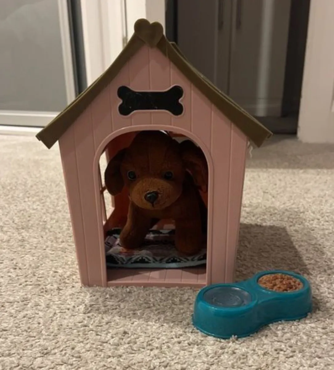 Our Generation Dog Kennell, Dog & Food