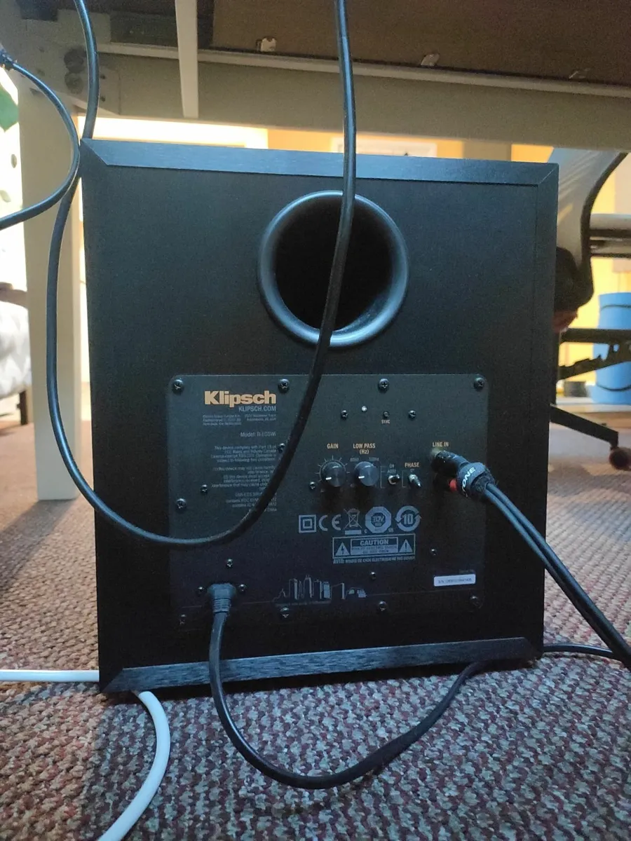 Klipsch R-10SW Active Subwoofer – Powerful Bass - Image 3